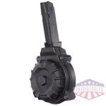 Promag Handgun Magazine for Glock 48/43X Black Polymer Drum 9mm Luger 50/rd