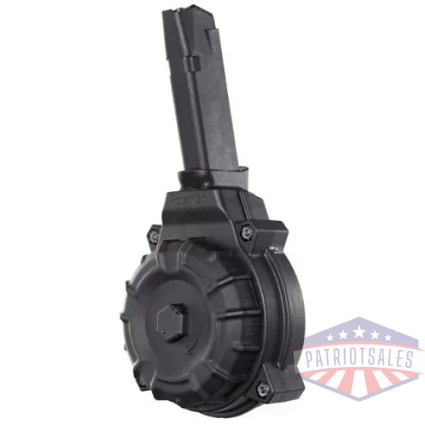Promag Handgun Magazine for Glock 48/43X Black Polymer Drum 9mm Luger 50/rd