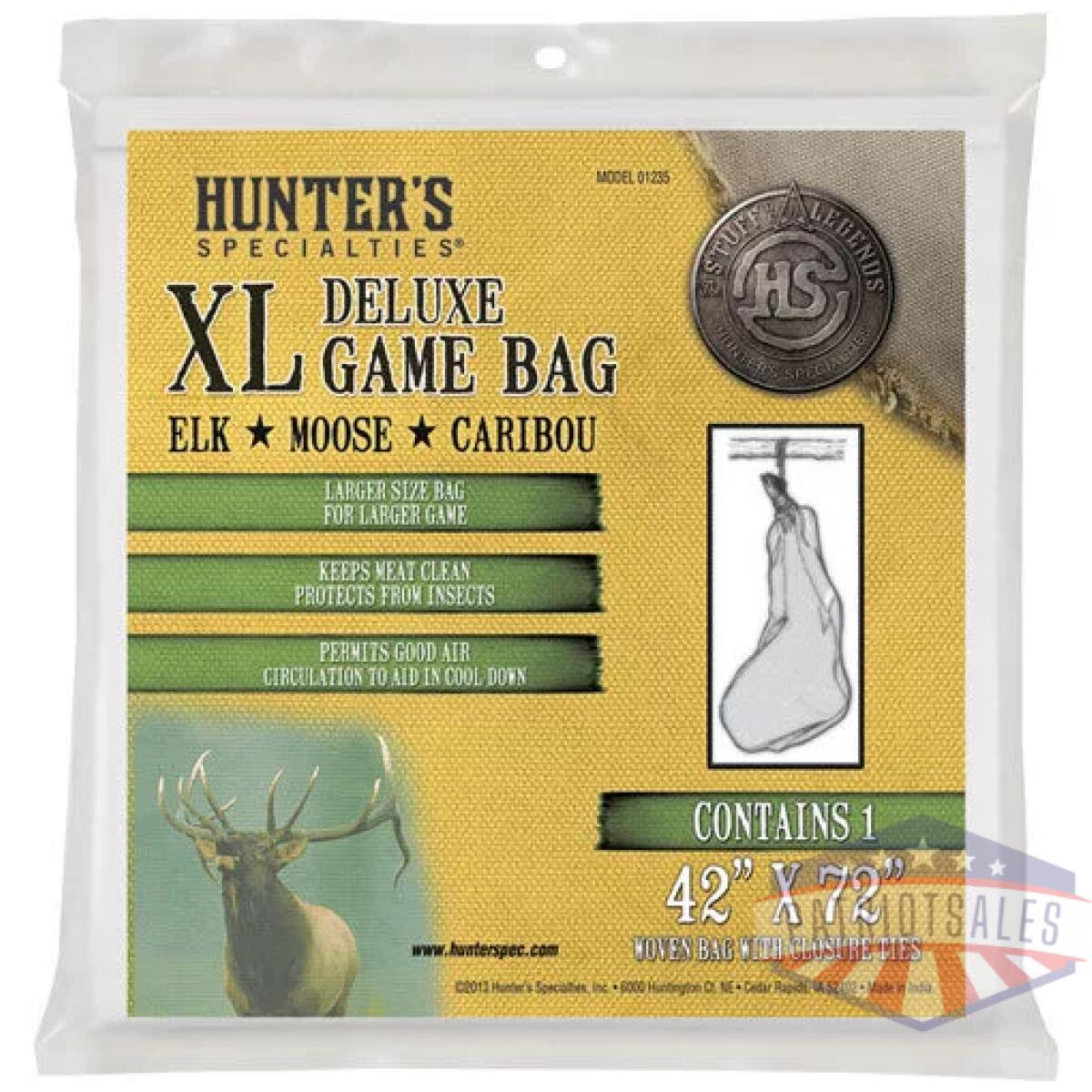 01235. Webp - hs field dressing game bag - xl deluxe 42"x72" - 01235