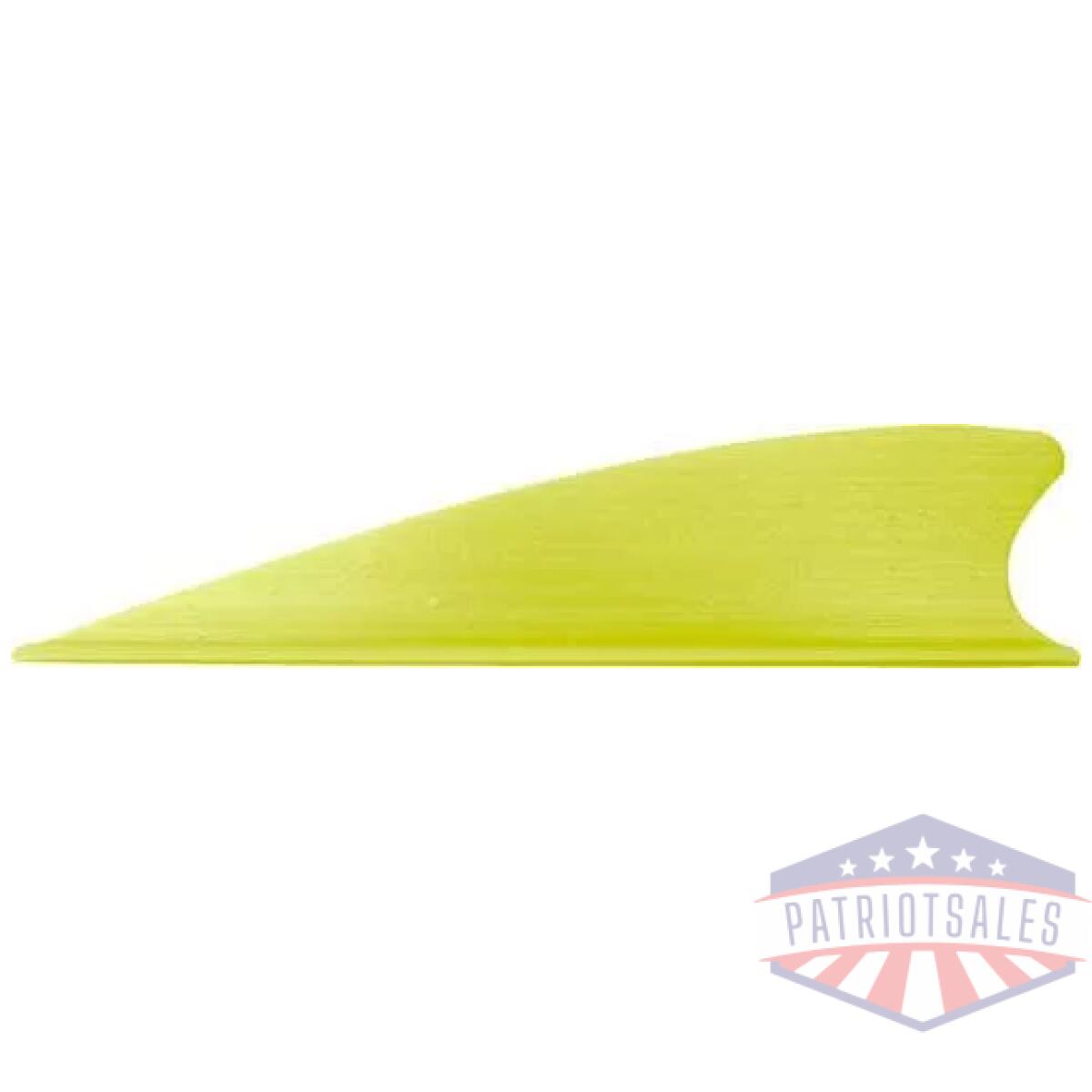 03603091060. Webp - tac vanes matrix 2. 25" - shield cut yellow 36 pack - 03603091060