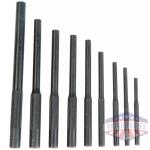 wheeler roll pin punch master - set 18-punches/1-hammer/case