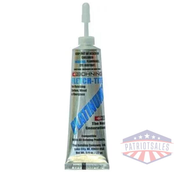 BOHNING GLUE FLETCH-TITE - PLATINUM 3/4OZ TUBE