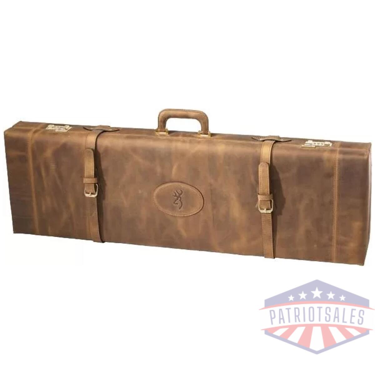 1424208408. Webp - browning luggage case o/u to - 34" bbl distressed leathr brn - 1424208408