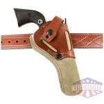 DESANTIS WILD HOG HOLSTER LTHR - AMBI RUGER SINGLE SIX 5.5" NAT