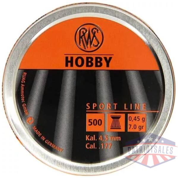 RWS PELLETS 177 HOBBY 7 GRAIN - SPORT LINE 300-PACK