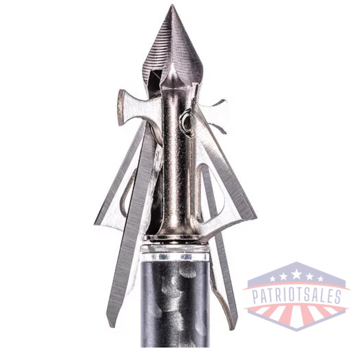 Muzzy broadhead trocar hbx - xbow hybrid 4-bld 1 5/8" 3pk - image 1