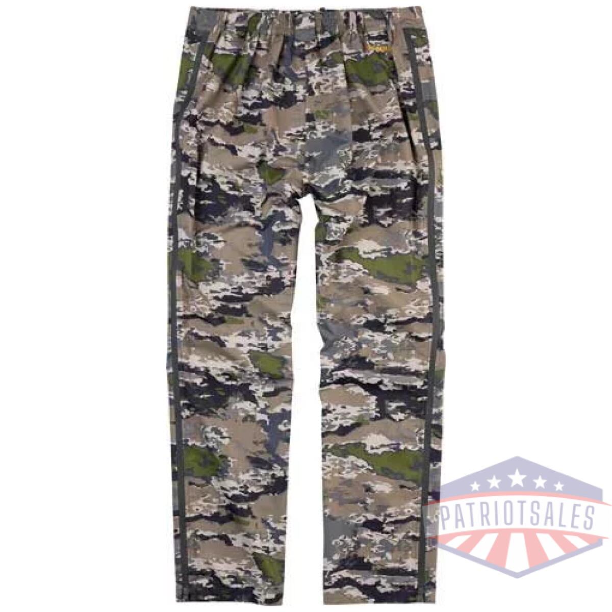 3021863404_back. Webp - bg kanawha rain pant x-large - ovix w/leg to waist zippers - 3021863404 back