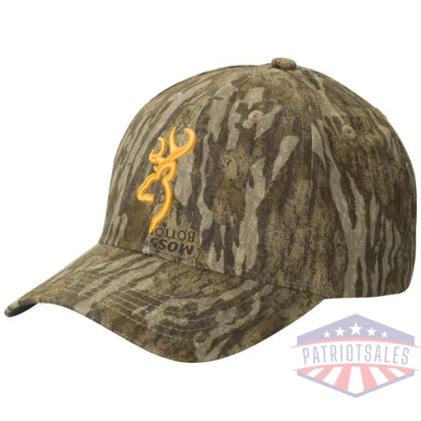 BROWNING RIMFIRE CAP BUCKMARK - LOGO BOTTOMLAND VELCRO