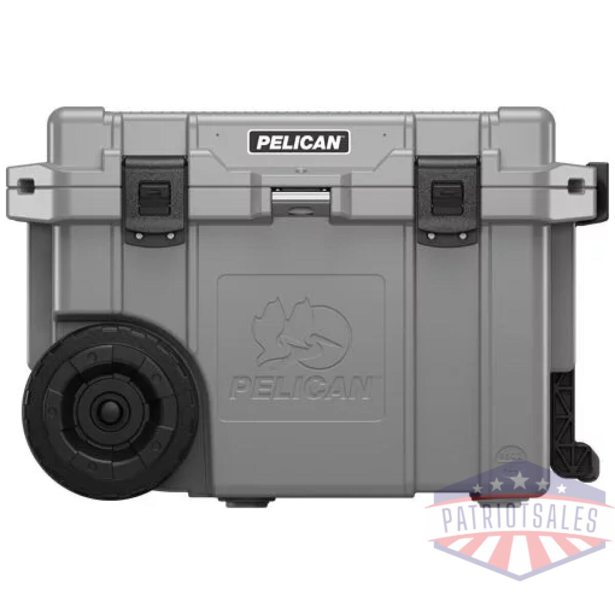 45qw6dkgry. Webp - pelican cooler im 45 quart w/ - heavy duty wheels graphite - 45qw6dkgry