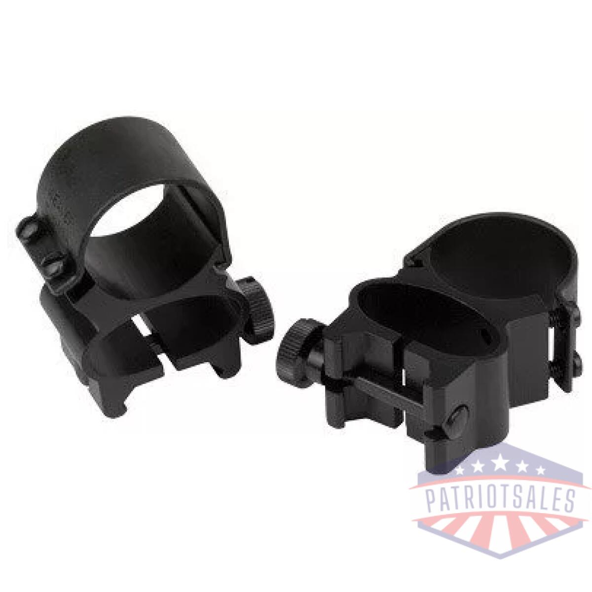 49523. Webp - weaver rings detachable top - mount see-thru 1" medium matte - 49523