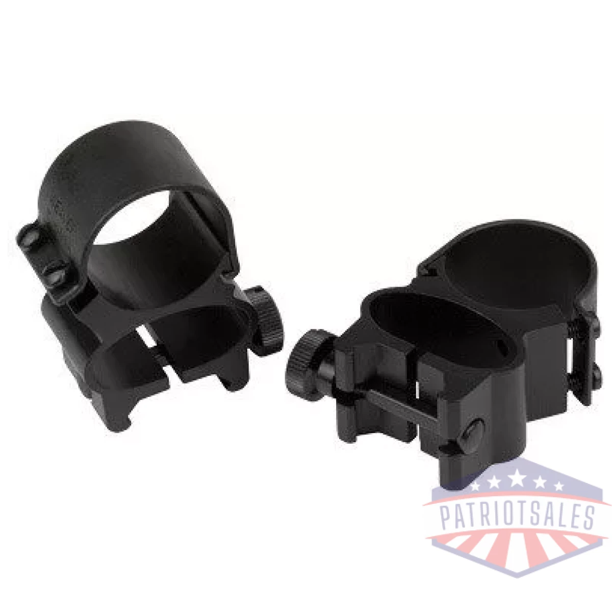 49523. Webp - weaver rings detachable top - mount see-thru 1" medium matte - 49523