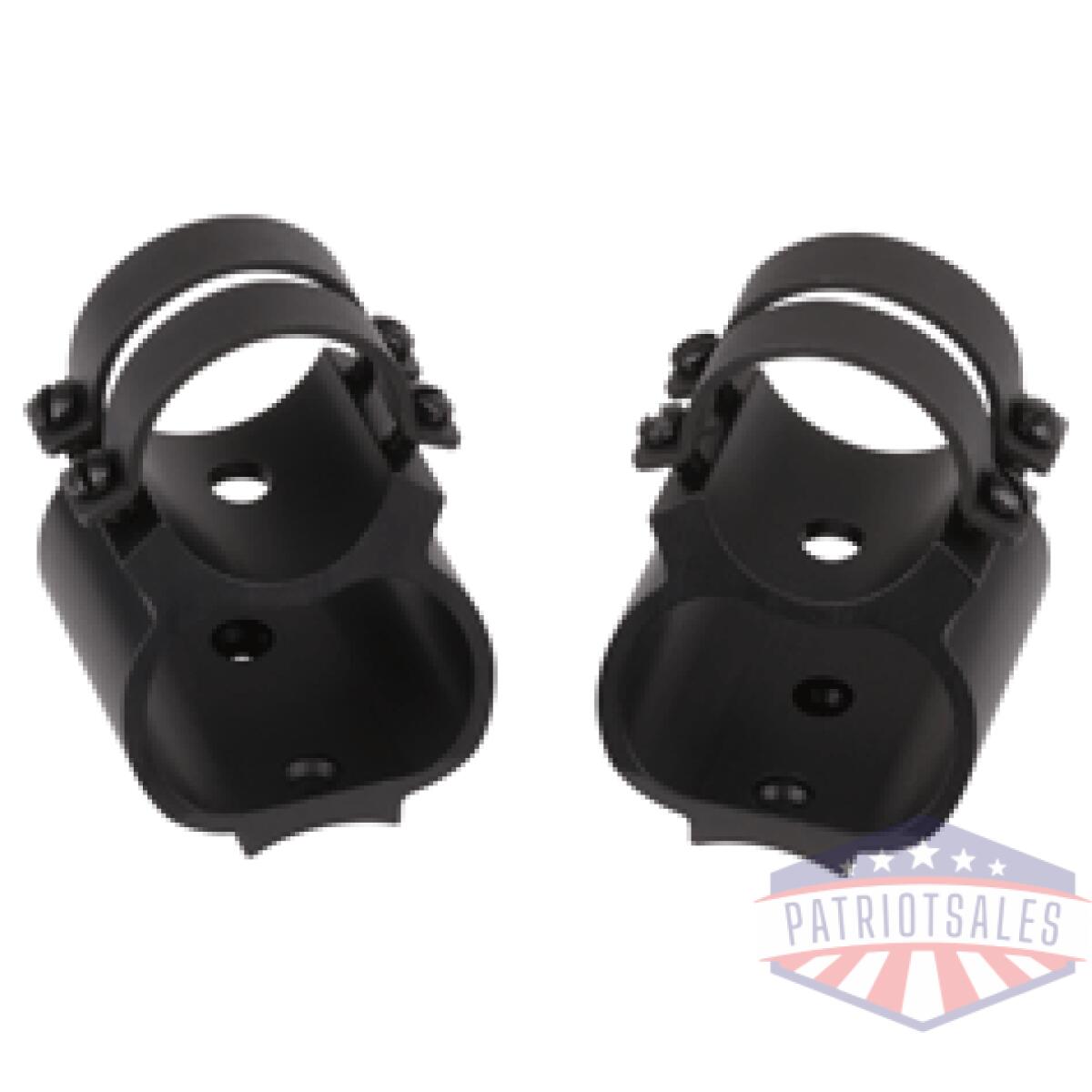 49715. Gif - weaver rings see-thru steel - lock 1" rem 742/760 matte - 49715
