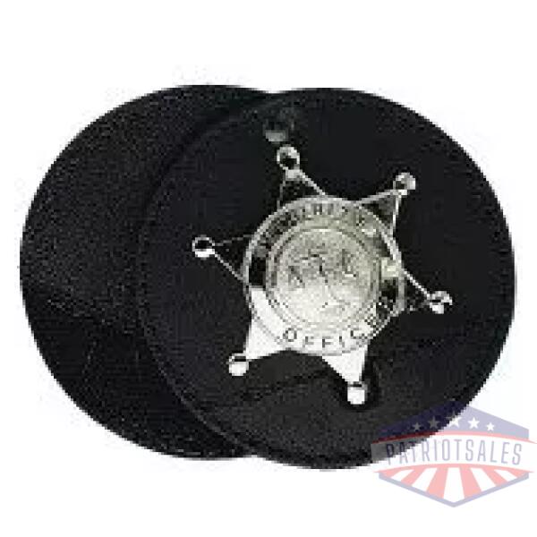 Circle Badge Holder, Hook and Loop Closure