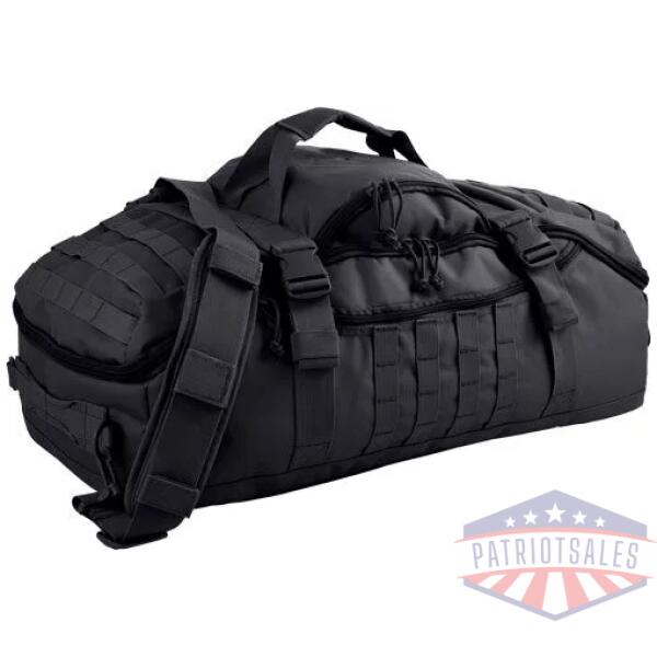 RED ROCK TRAVELER DUFFLE BAG - BACKPACK OR LUGGAGE BLACK