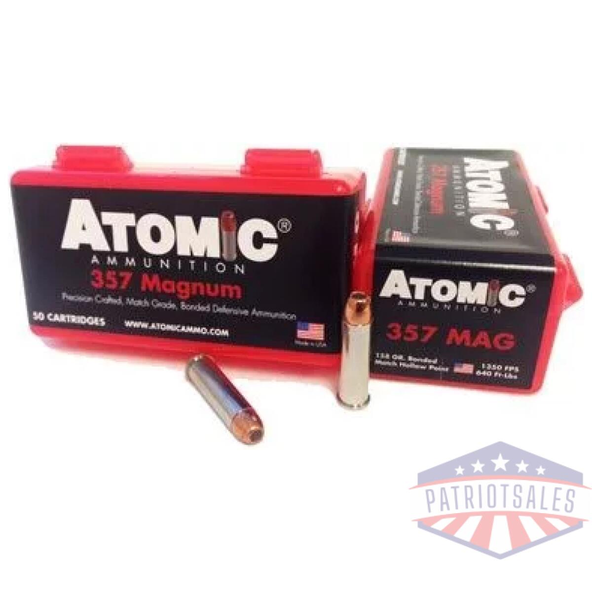 A00418_1. Webp - atomic 357 mag 158gr jhp - 50rd 10bx/cs - a00418 1