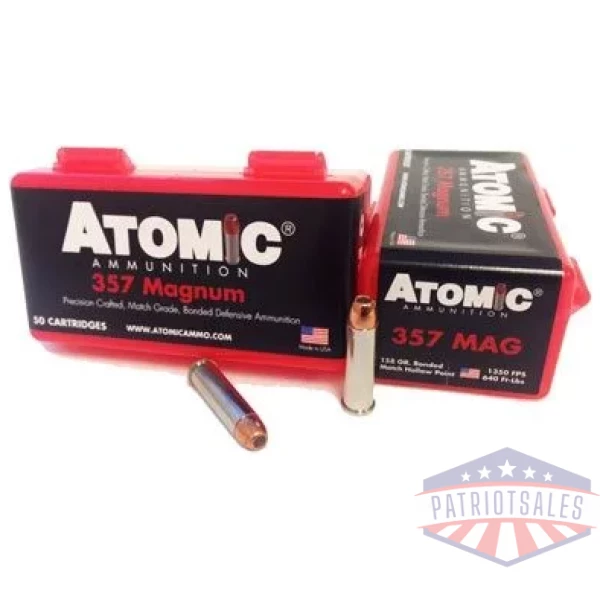 ATOMIC 357 MAG 158GR JHP - 50RD 10BX/CS