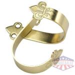 TRADITIONS GUN HANGERS BRASS - CURVED WITH FELT LINING