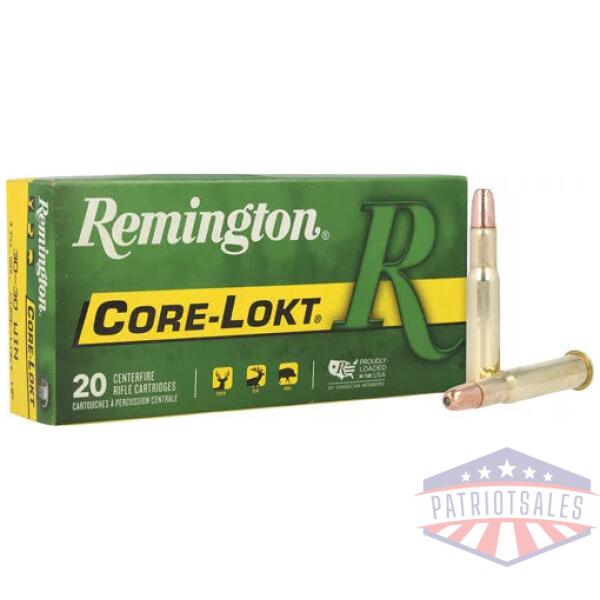 REMINGTON 30-30 WIN 170GR - CORE-LOKT HP 20RD 10BX/CS