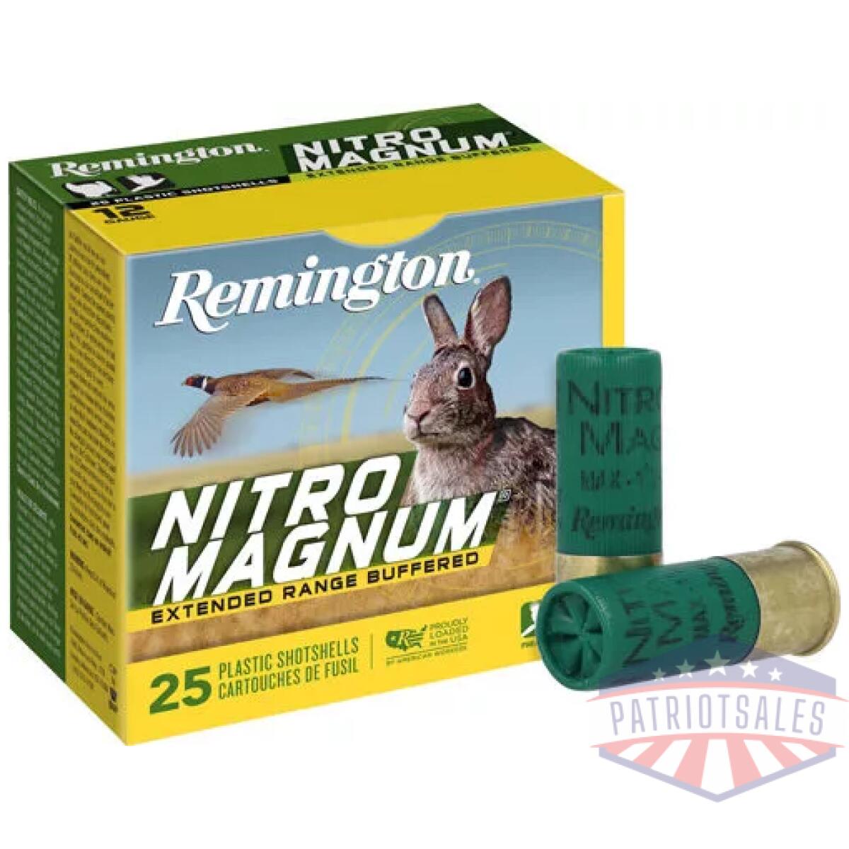 A26685. Webp - remington nitro-mag 12ga 3" - 1-7/8oz #6 1210fps 25rd 10bx/c - a26685