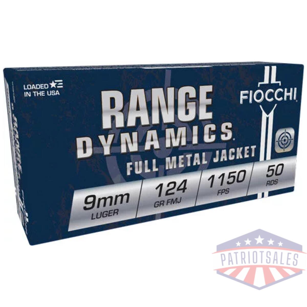 A9apb. Webp - fiocchi 9mm luger 124gr fmj - 50rd 20bx/cs - a9apb