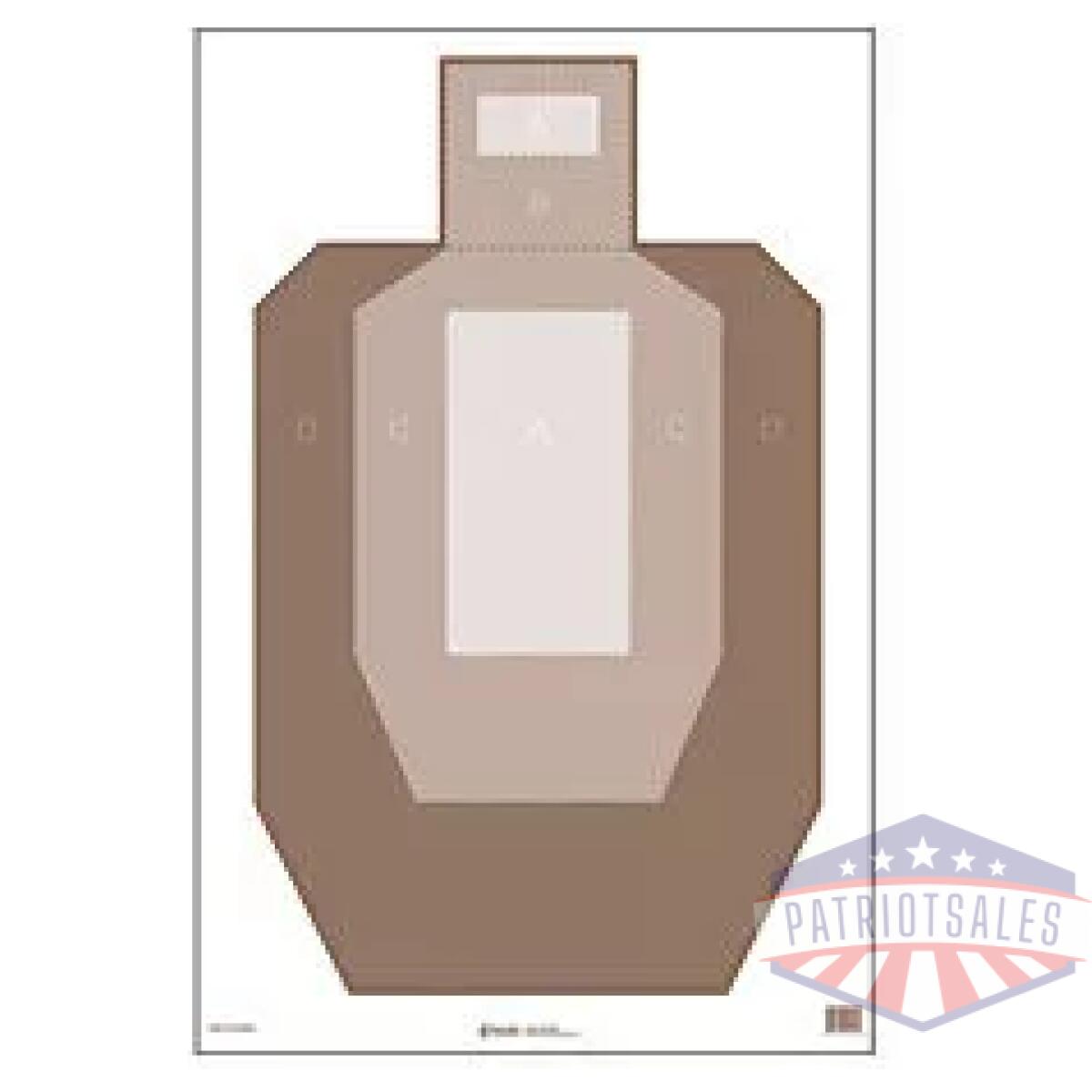 Actipsc-p-shbr-100_1. Webp - action tgt ipsc/uspsa brn 100pk - actipsc p shbr 100 1