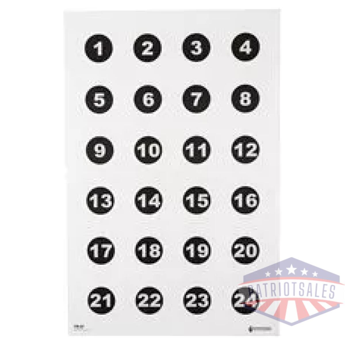 Actvb-24-100_1. Webp - action tgt 24 3" nmbr circles 100pk - actvb 24 100 1