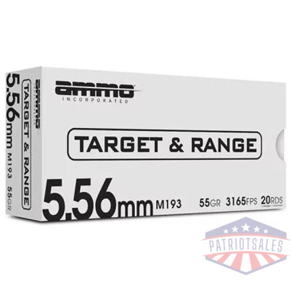 AMMO INC T&R 5.56 55GR M193 20/500
