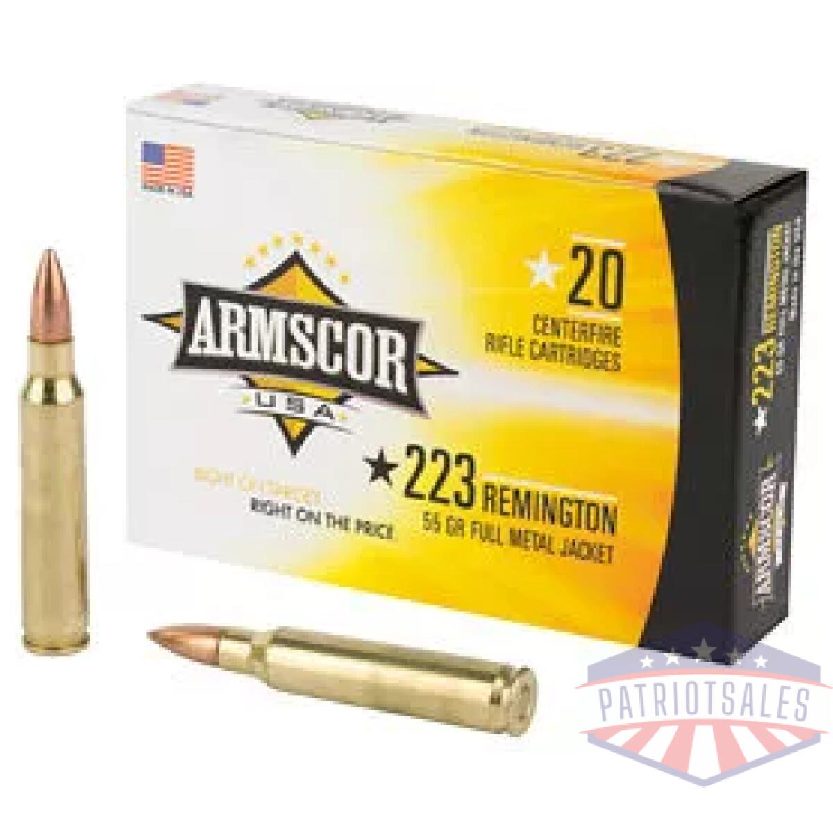 Armfac223-1n_1. Webp - armscor 223rem 55gr fmj 20/1000 - armfac223 1n 1