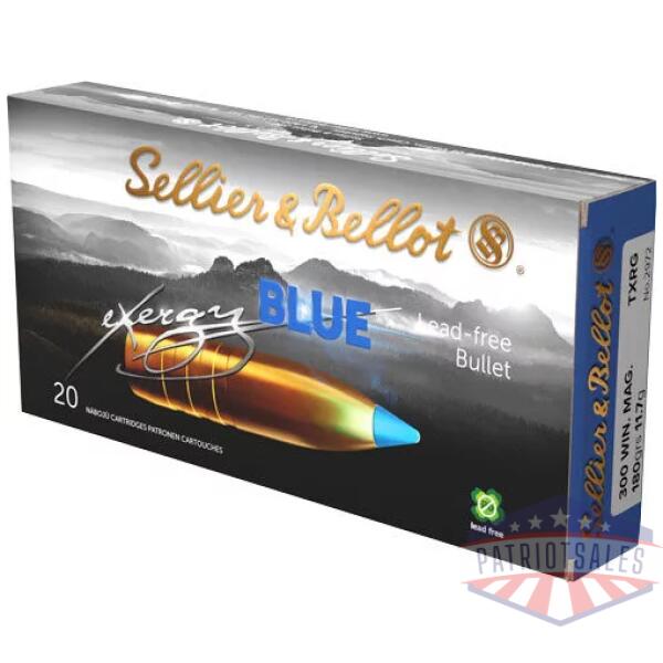 S&B 300 WIN MAG 180GR TXRG - BLUE 20RD 10BX/CS