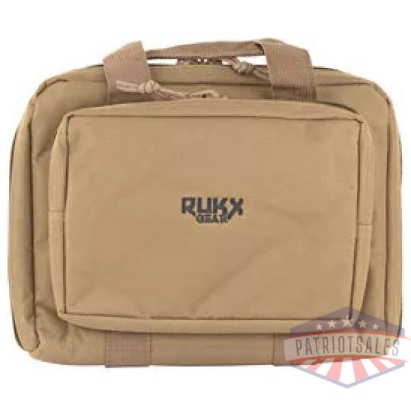 ATI DOUBLE PISTOL CASE TAN