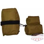 TOC3 BENCH BAG 2-PC SET - TAN FABRIC/TAN LEATHER