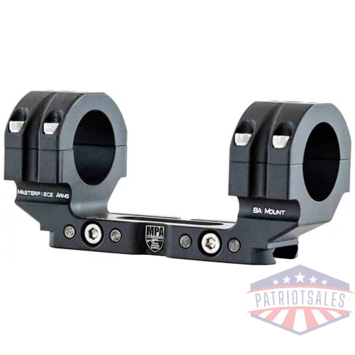 Mpa scope mount ba 1-pc 30mm - 1. 060" 0 moa black - image 1