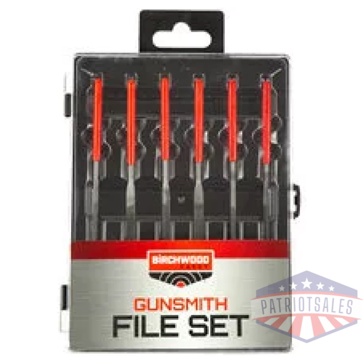 Bcgsfs_1. Webp - b/c gunsmithing file set 6pc blk/rd - bcgsfs 1