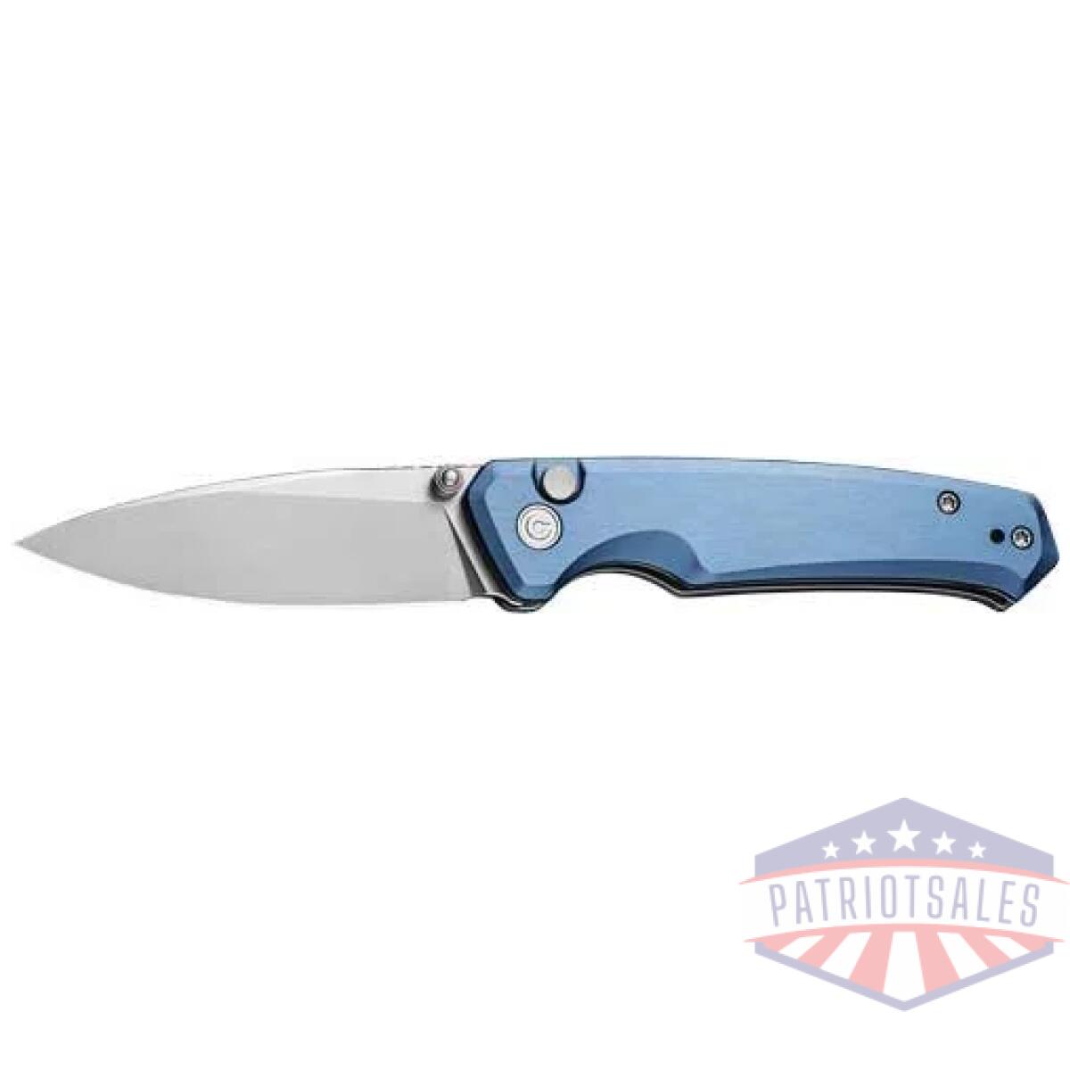 C200766. Webp - civivi knife altus 2. 97" blue/ - stonewash button lock - c200766