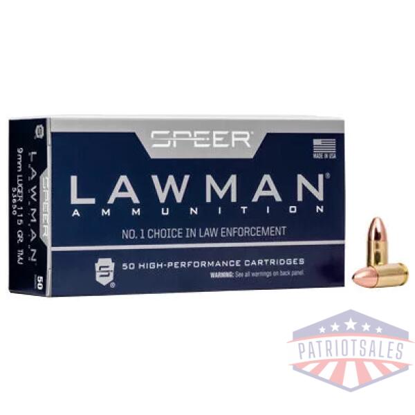 SPR LAWMAN 9MM 115GR TMJ 50/1000