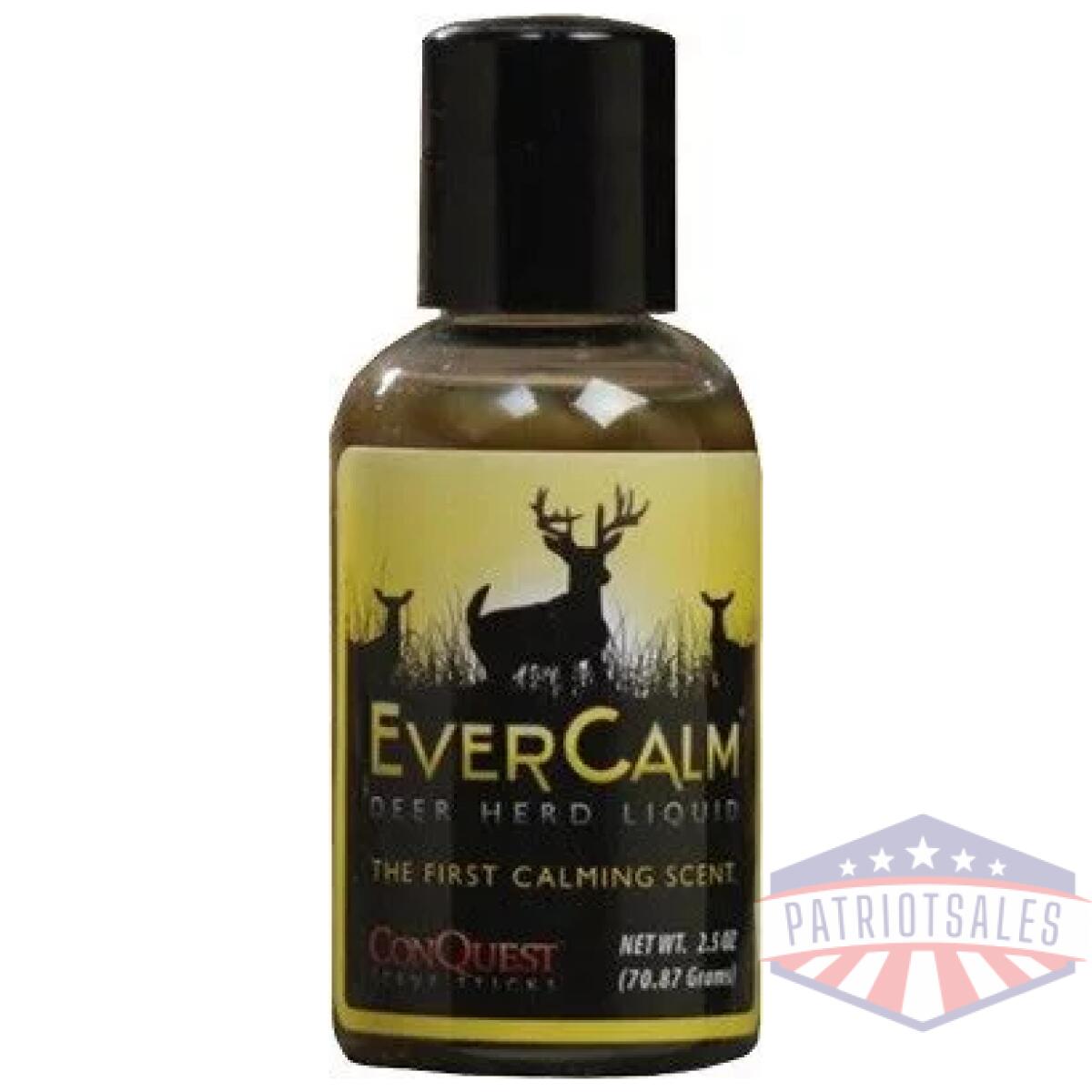 Cq1207. Webp - conquest scents deer lure ever - calm deer herd 2fl oz. Bottle - cq1207