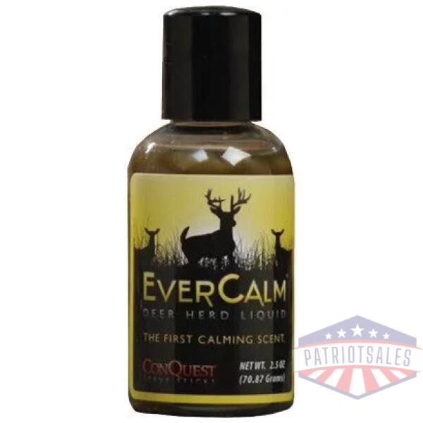 CONQUEST SCENTS DEER LURE EVER - CALM DEER HERD 2FL OZ. BOTTLE