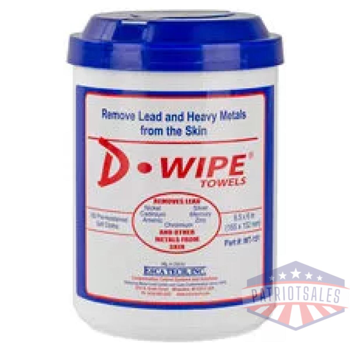 Dleadwt150-22_1. Webp - d-wipe towels 8-150 ct canisters - dleadwt150 22 1