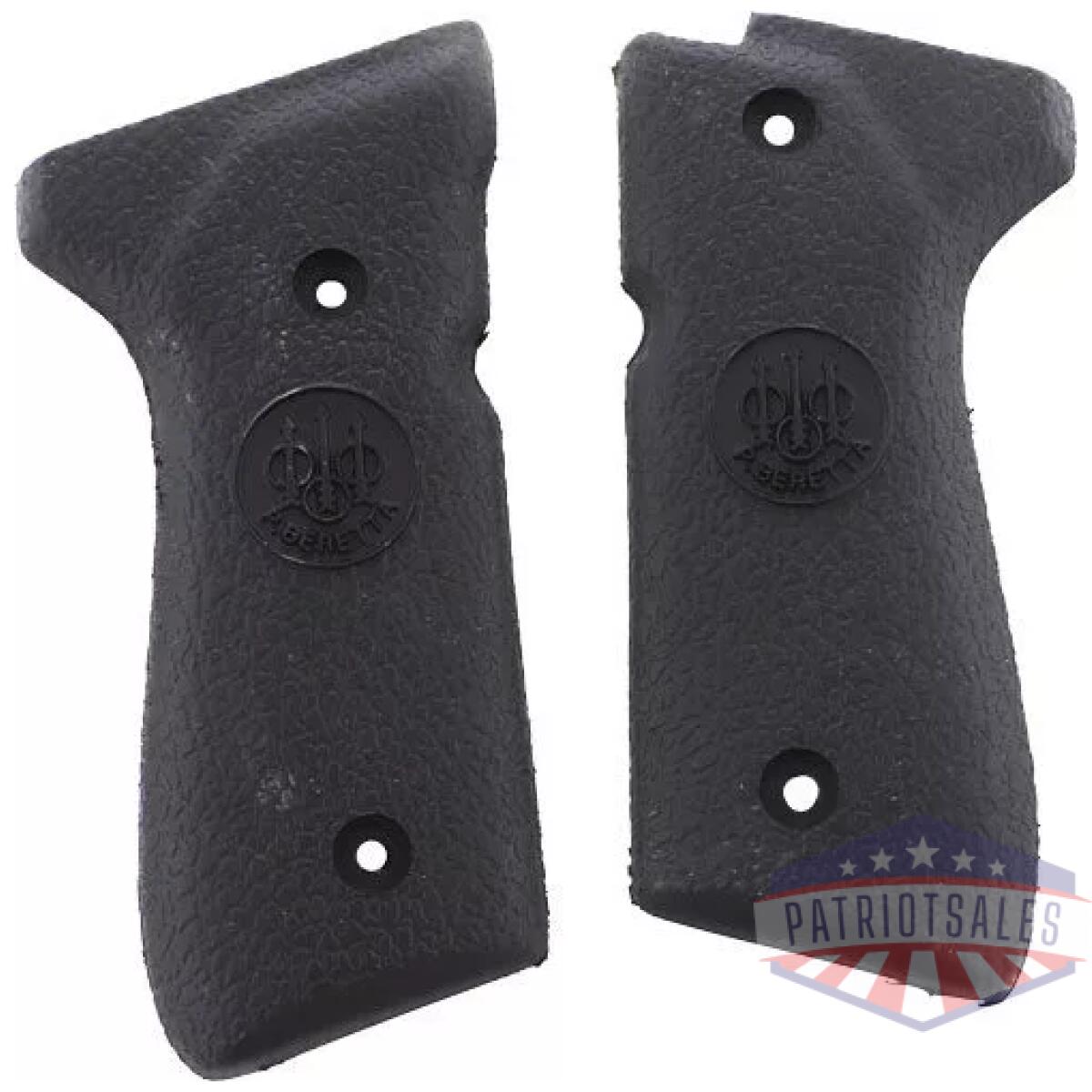 E00752. Webp - beretta grips 92/96 series - rubber smooth black - e00752