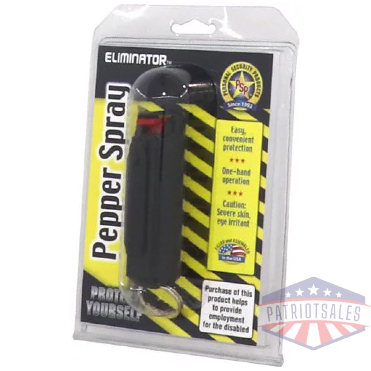 Ehc14c. Webp - psp pepper spray w/ black hard - case w/ key ring 1/2 oz. - ehc14c
