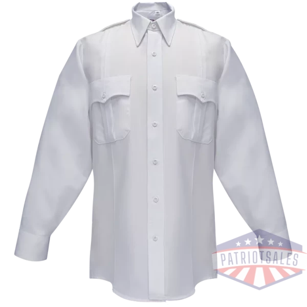Duro Poplin Long Sleeve Shirt w/ Sewn-In Creases