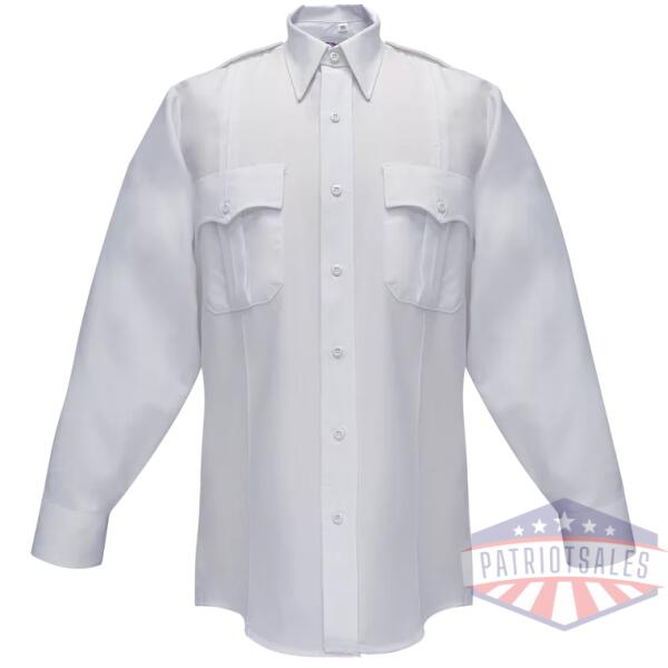 Duro Poplin Long Sleeve Shirt w/ Sewn-In Creases
