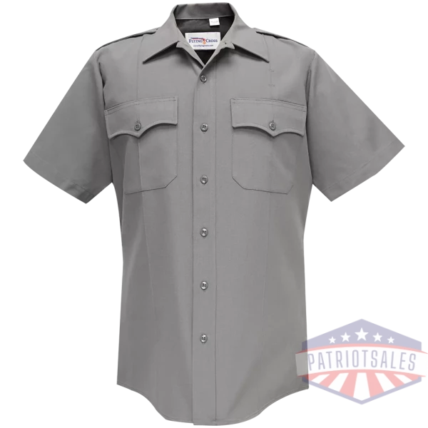 Deluxe Tropical Short Sleeve Shirt - Slate Gray