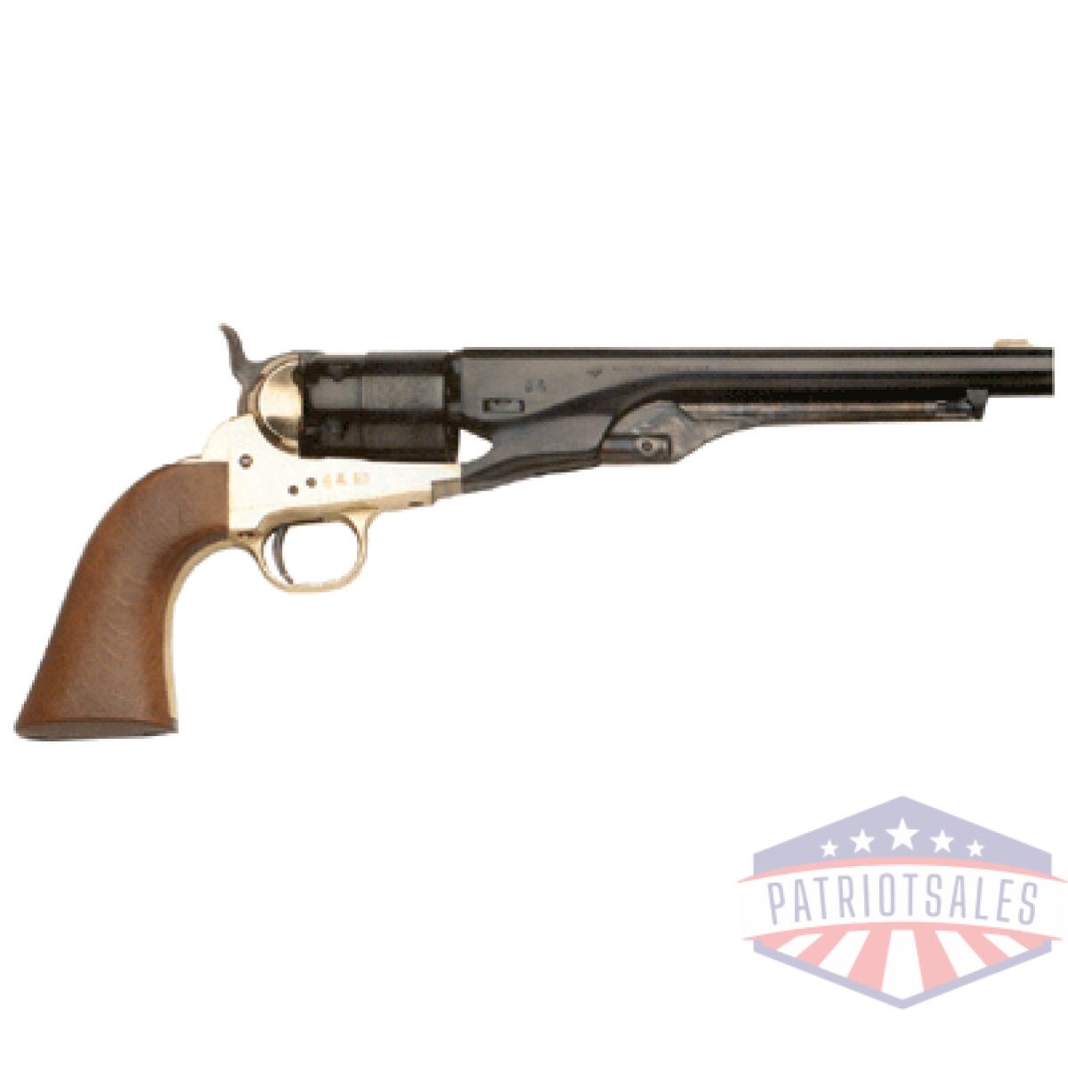 Fr18601. Gif - traditions bp revolver 1860 - colt army 44 cal 8" brass/wal - fr18601