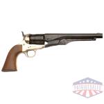traditions bp revolver 1860 - colt army 44 cal 8" brass/wal