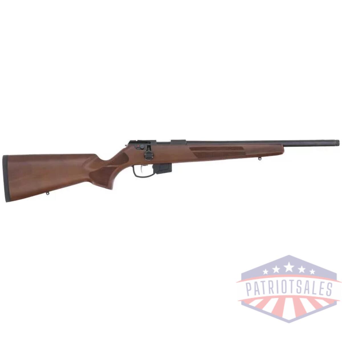 G015620. Webp - anschutz 1761 hb 17hmr 18" tb - blued/walnut classic 2-stg - g015620
