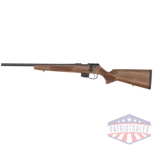 ANSCHUTZ 1761L D HB 17HMR - 20" BLUED/WALNUT CLASSIC LH