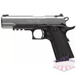 browning 1911-380 ss 380acp - 4.25"fs 8rd blk/ss w/rail