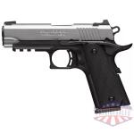 browning 1911-380 ss 380acp - 3.58"comp 8rd blk/ss w/rail