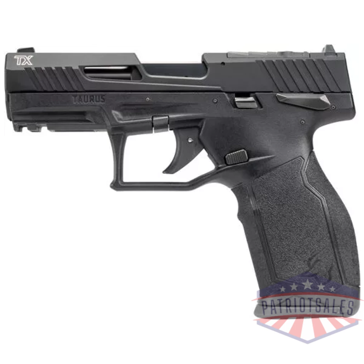 G12tx22p34110_left_1. Webp - taurus tx-22 22lr 4. 1" toro - adj. 10-shot black non thread - g12tx22p34110 left 1